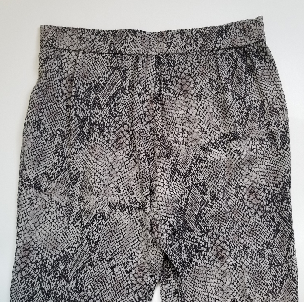 T. Babaton Python Print Silk Pants - image 4